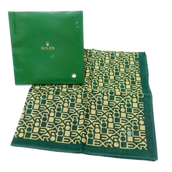 New ROLEX Handkerchief Jubilee Dial Green Scarf รูปที่ 1