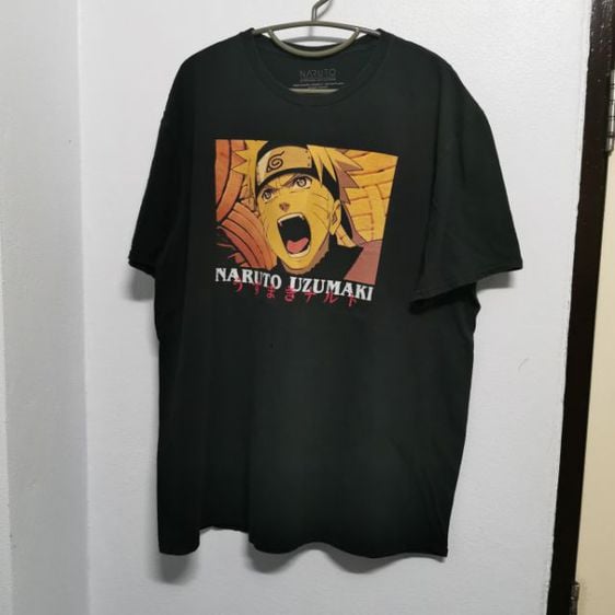 ดำ เสื้อ Naruto ไซต์ XL