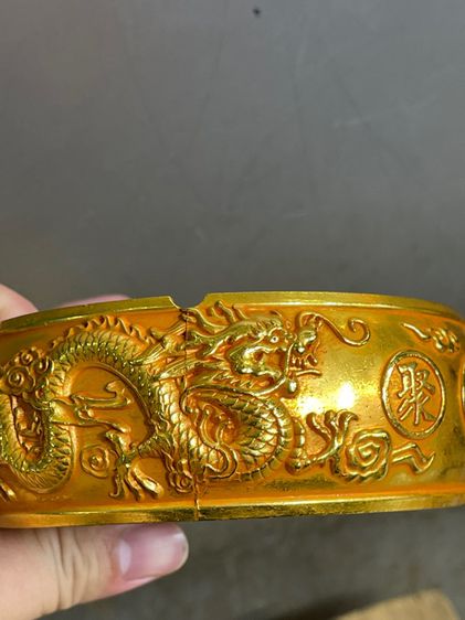 โถ ฝากะไหล่ทอง ลายนกฟีนิกซ์ มังกรA14 รูปที่ 12