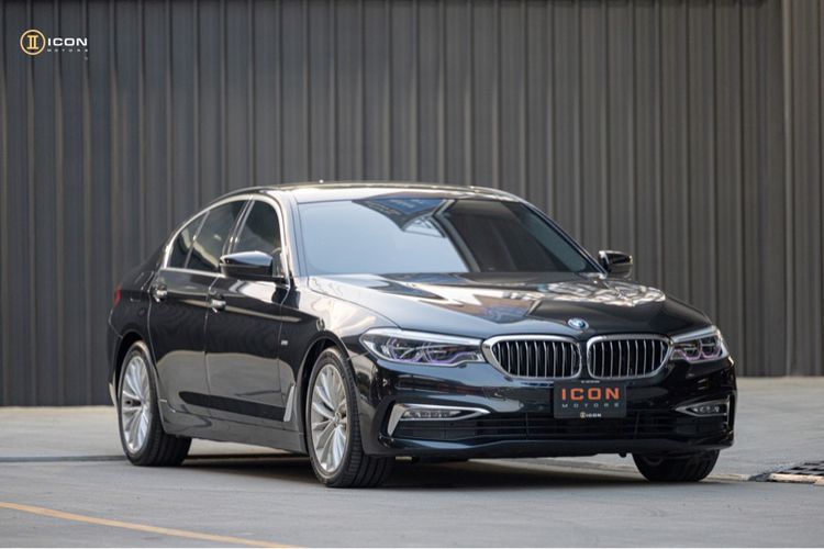 BMW Series 5 2017 520d Sedan ดีเซล ไม่ติดแก๊ส เกียร์อัตโนมัติ ดำ รูปที่ 1