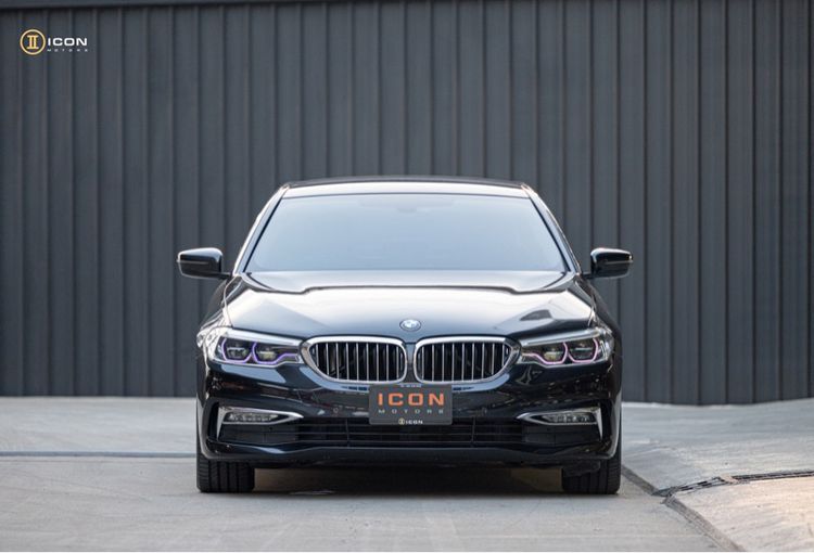 BMW Series 5 2017 520d Sedan ดีเซล ไม่ติดแก๊ส เกียร์อัตโนมัติ ดำ รูปที่ 2