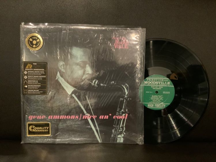 ภาษาอังกฤษ ขายแผ่นเสียงแจ๊สเป่าหวานๆ Gene Ammons Nice An Cool Analogue Production Limited numbered Edition USA Ballad Jazz LP ส่งฟรี