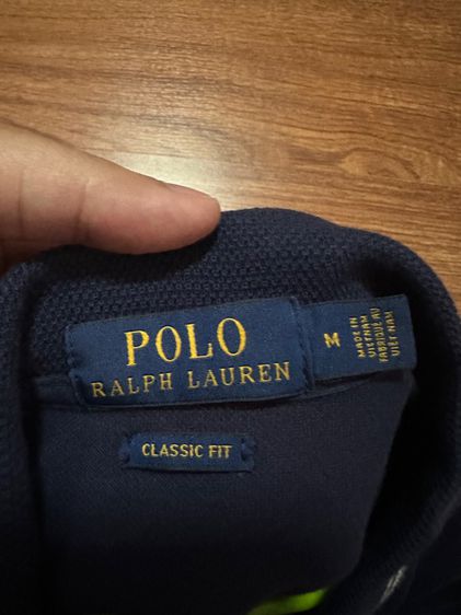 เสื้อPolo Ralph Luaren สีกรมท่า  สภาพใหม่ Custom  fit  รูปที่ 3