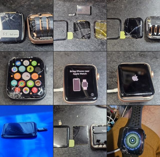 Apple watch. รับเปลี่ยนจอนอกที่แตกละเอียดพร้อมทัช รูปที่ 2