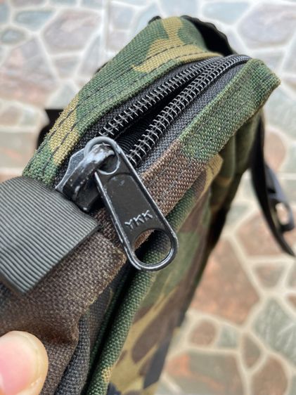 กระเป๋าสะพายข้างลายพรางทหารของอเมริกา Military Shoulder Bag BBC Camouflage Woodland Made In Usa รูปที่ 8