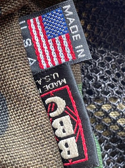 กระเป๋าคาดเอวลายพรางทหารของอเมริกา Military Waist Bag BBC Camouflage Woodland Made In Usa รูปที่ 6