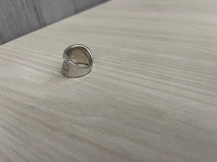 แหวน สี silver ประดับเพรช  รอบนิ้ว 5 cm รูปที่ 3