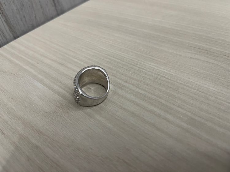 แหวน สี silver ประดับเพรช  รอบนิ้ว 5 cm รูปที่ 4
