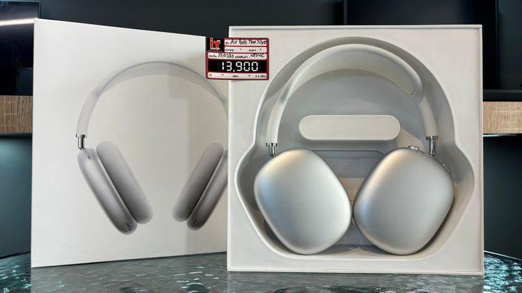 AirPods Max Silver with White Headband รูปที่ 1