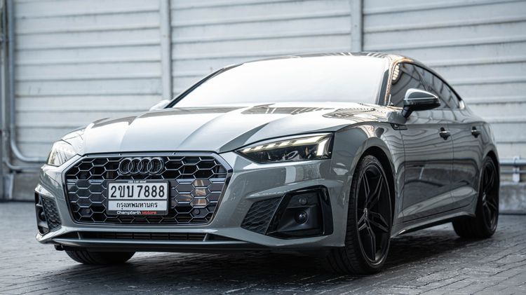 Audi Audi A5  2021 2.0 Quattro 4WD Sedan เบนซิน ไม่ติดแก๊ส เกียร์อัตโนมัติ เทา รูปที่ 3