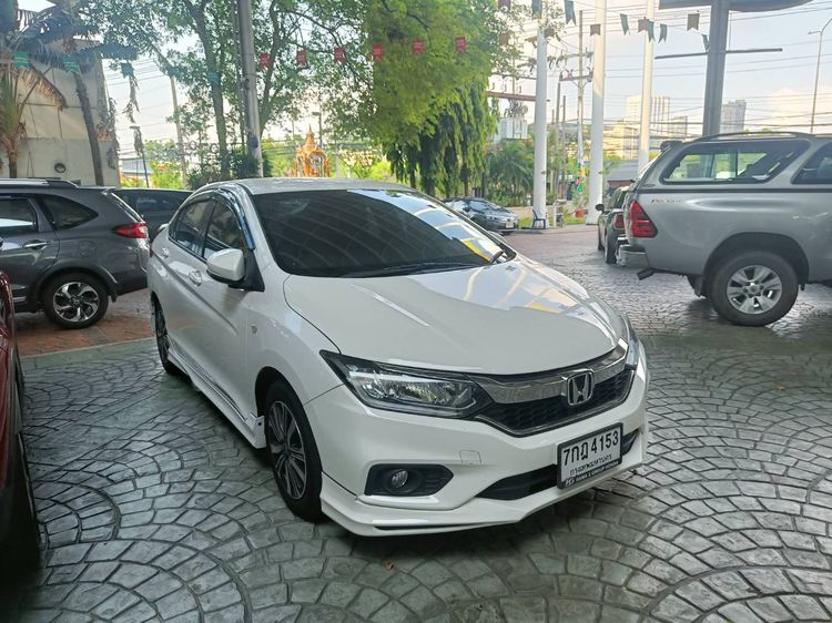 Honda City 2018 1.5 S Sedan เบนซิน ไม่ติดแก๊ส เกียร์อัตโนมัติ ขาว รูปที่ 1