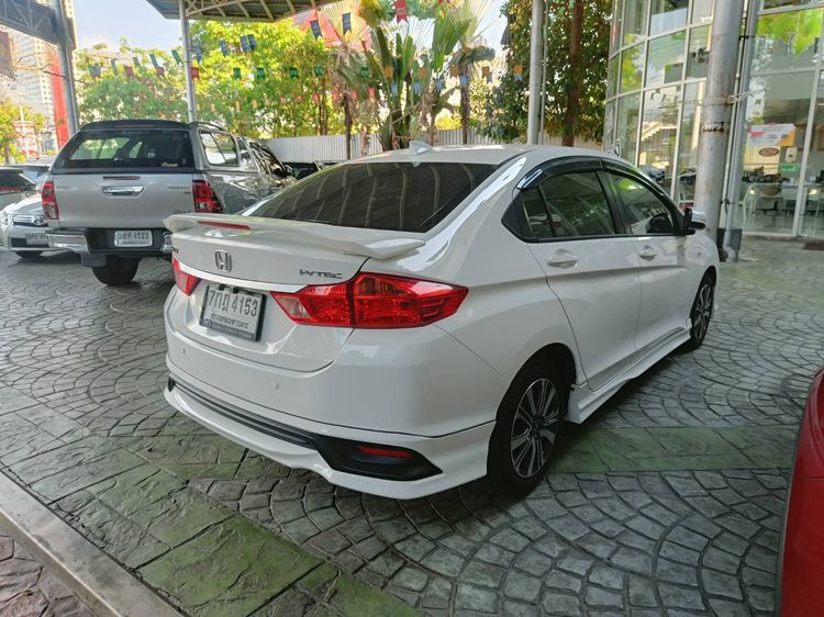 Honda City 2018 1.5 S Sedan เบนซิน ไม่ติดแก๊ส เกียร์อัตโนมัติ ขาว รูปที่ 4