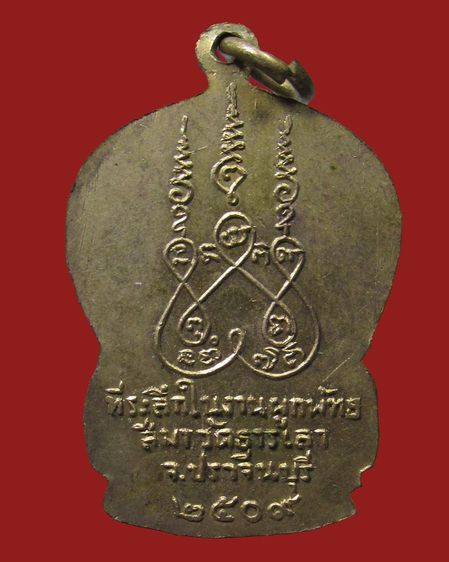 เหรียญพระพิศาลสุธี วัดธารเลา ปราจีนบุรี ปี 2509 รูปที่ 2