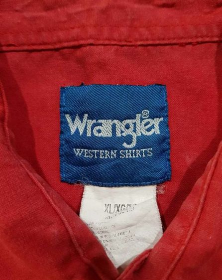 อื่นๆ อื่นๆ XL แดง แขนยาว Vtg.Wrangler Red Western Aztec Cowboy Shirt