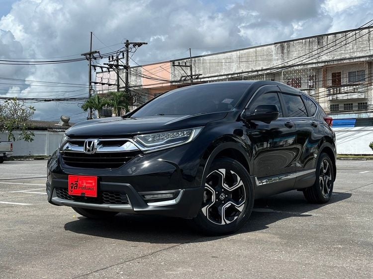 Honda CR-V 2018 2.4 EL 4WD Utility-car เบนซิน ไม่ติดแก๊ส เกียร์อัตโนมัติ ดำ รูปที่ 1