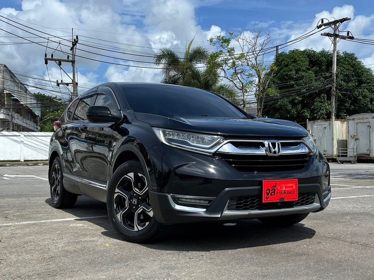 Honda CR-V 2018 2.4 EL 4WD Utility-car เบนซิน ไม่ติดแก๊ส เกียร์อัตโนมัติ ดำ รูปที่ 3