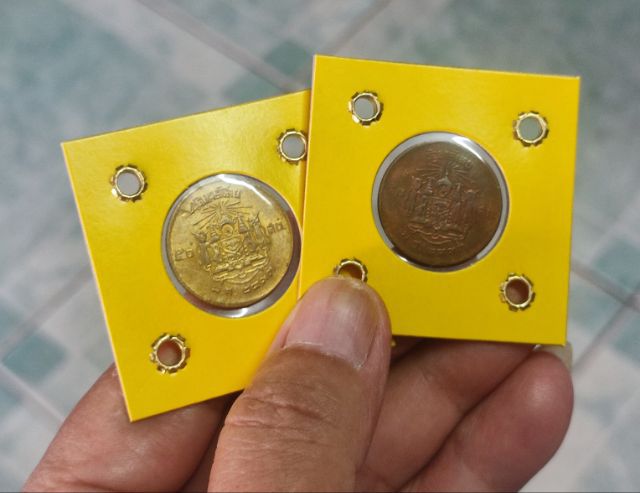 เหรียญกษาปณ์ตราแผ่นดิน ปี 2493 เหรียญตลก ผิดเนื้อ หายากมาก Rare item รูปที่ 2