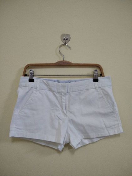 กางเกงสั้น ผู้หญิง  zara ของแท้ ขาว  รอบเอว33 ยาว 11  สภาพดีไม่มีขาด
