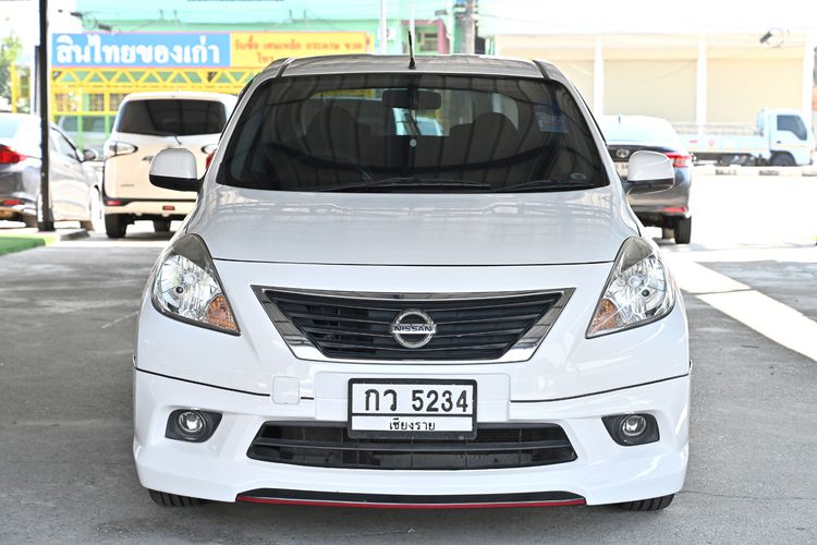 Nissan Almera 2012 1.2 V Sedan เบนซิน ไม่ติดแก๊ส เกียร์อัตโนมัติ ขาว รูปที่ 2