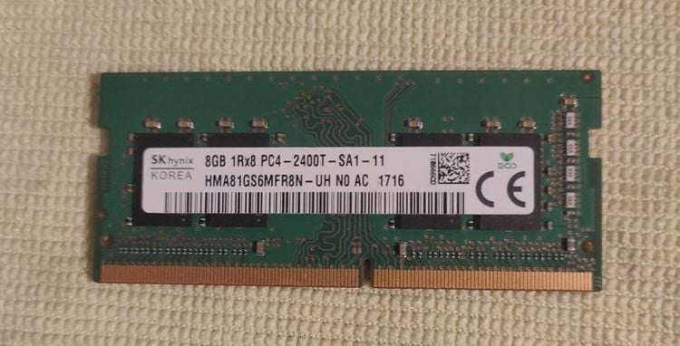 ที่เก็บข้อมูลและเมมโมรี่การ์ด RAM SK Hynix DDR4 8GB 2400 MHz