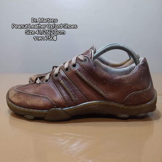 หนังแท้ น้ำตาล Dr.Martens
Peanut Leather Oxford Shoes
Size 41ยาว26(27)cm