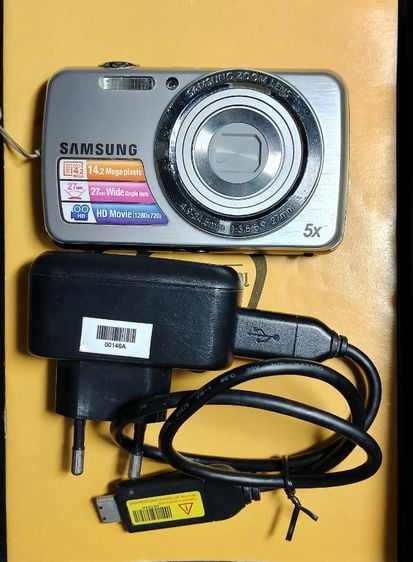 Samsung กล้องคอมแพค ไม่กันน้ำ กล้องดิจิตรอน ซัมซุง pl20 สภาพดี ใช้งานได้ทุกระบบ มีหัวชาร์จ สายusb แบตเตอรี่ เมมโมรี่การ์ด พร้อมใช้ ตามรูป
