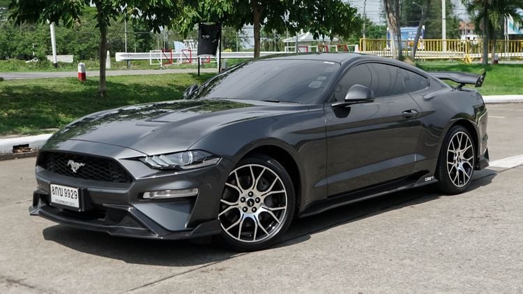 Ford Mustang 2019 2.3 Ecoboost Sedan เบนซิน ไม่ติดแก๊ส เกียร์อัตโนมัติ เทา รูปที่ 1