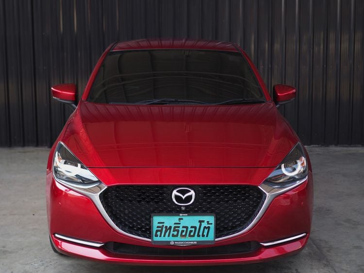 Mazda Mazda 2 2021 1.3 Skyactiv-G Sedan เบนซิน ไม่ติดแก๊ส เกียร์อัตโนมัติ แดง รูปที่ 2