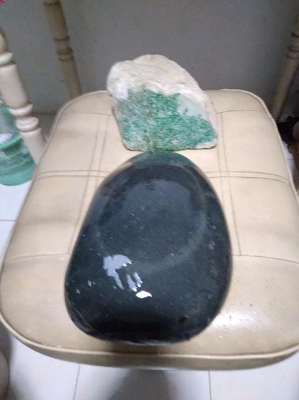 ดำ sale natural Burma black stone