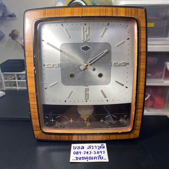 ขายนาฬิกา​โบราณ​ ไขลาน WINSOR อุป​กรณ์ครบ​ ทรงสวย คลาสสิค ครับ รูปที่ 1