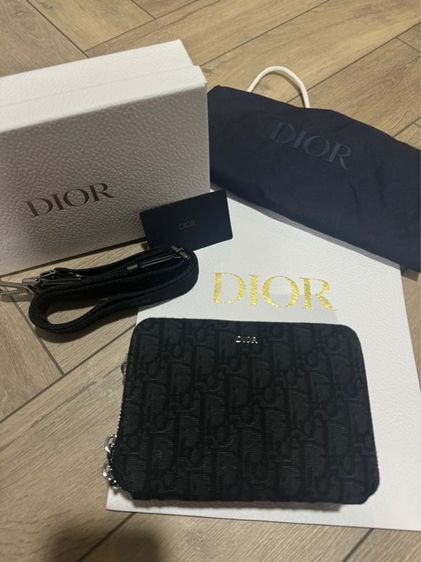 Dior pouch bag with shoulder strap