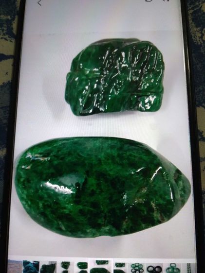 sale 2 natural Burma green jadeite bangles  รูปที่ 2