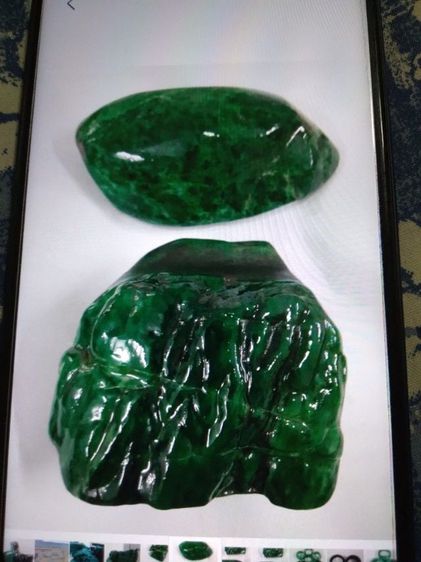 sale 2 natural Burma green jadeite bangles  รูปที่ 1