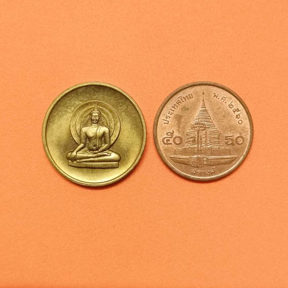 เหรียญกลมเล็ก ขนาด 1.8 เซน หลวงพ่อพระมหาวิบูลย์ วัดโพธิคุณ จังหวัดตาก ปี 2532 เนื้อทองเหลือง บล็อกกษาปณ์ รูปที่ 5