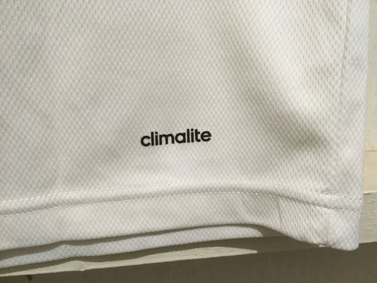 เสื้อกีฬา CLIMALITE แบรนด์ Adidas สีขาว รูปที่ 7