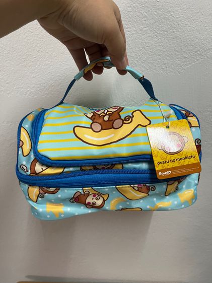 กระเป๋าเก็บอุณหภูมิ 2 ช่องซิป Sanrio ของแท้ ใหม่พร้อมส่ง ขนาด 24.5x15.5x15 cm