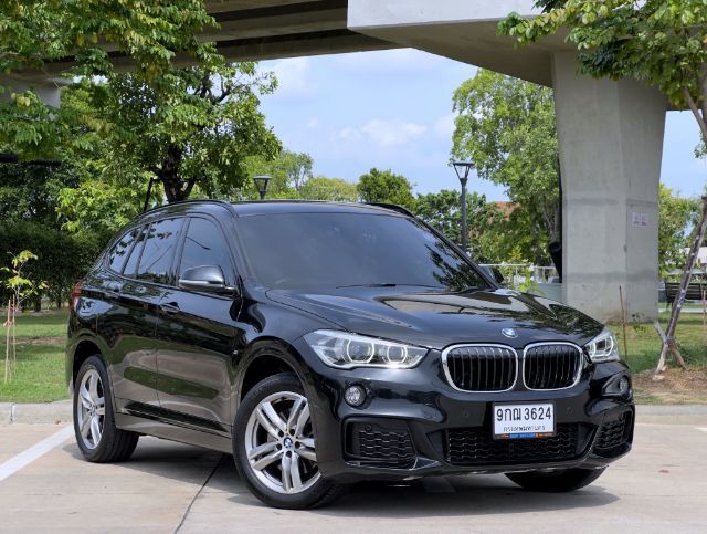 BMW X1 2019 2.0 sDrive20d M Sport Utility-car ดีเซล ไม่ติดแก๊ส เกียร์อัตโนมัติ ดำ