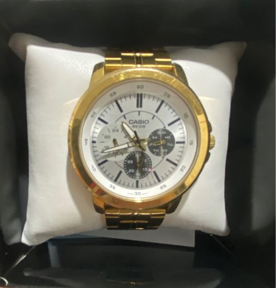  นาฬิกา  Casio สีทอง  รูปที่ 4