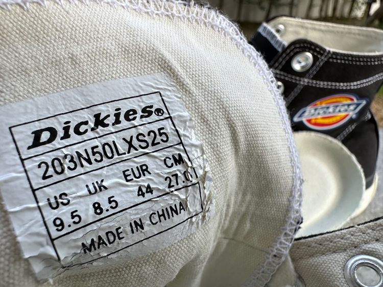 Dickies men's shoes high-top canvas  รูปที่ 14