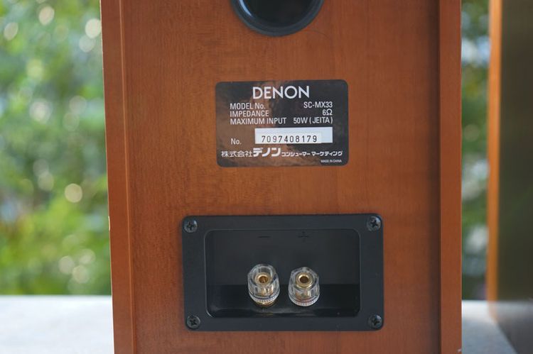 ลำโพงบุคเชลล์ DENON SC-MX33  สวยเสียงดี สภาพโดยรวมสวยคับ   รูปที่ 15