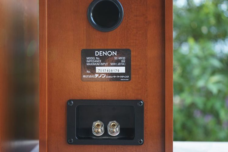 ลำโพงบุคเชลล์ DENON SC-MX33  สวยเสียงดี สภาพโดยรวมสวยคับ   รูปที่ 16