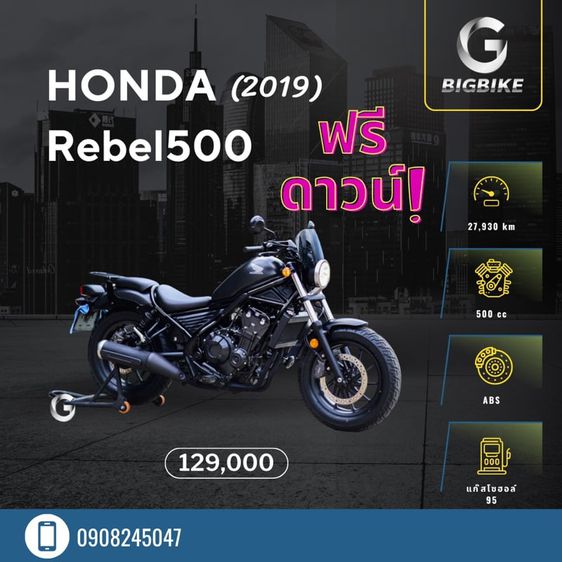 Honda Rebel500 2019