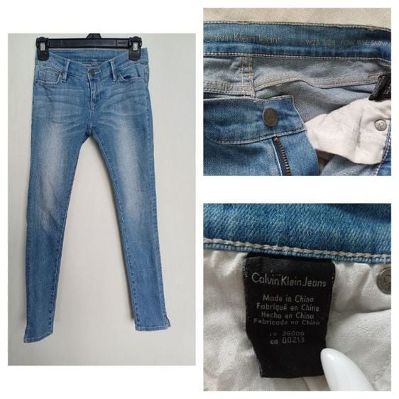 Calvin Klein Jeans W26 L28 Skinny
ไซส์เหมาะกับเด็กโต รูปที่ 1