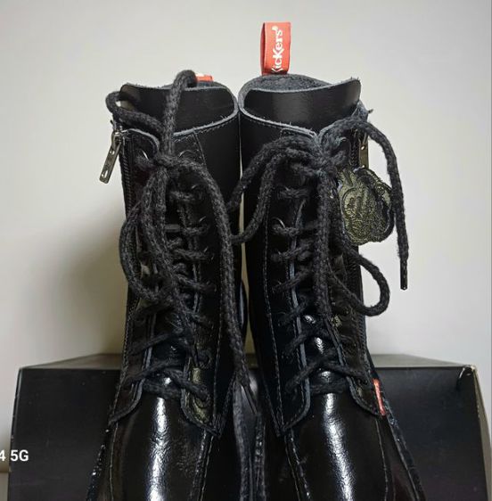 KicKers Boots for Women 38EU(24.0cm) Original Made in France ของแท้ มือ 2 สภาพใกล้เคียงของใหม่, รองเท้าบู้ท KicKers หนังแท้ พื้นเต็ม สวยมาก รูปที่ 7