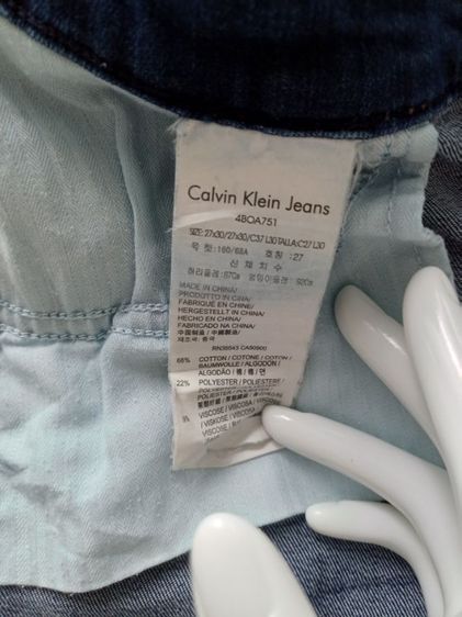 Calvin Klein Jeans W27 L30 เอวต่ำ รูปที่ 8