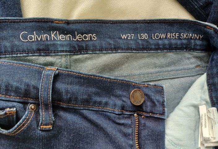 Calvin Klein Jeans W27 L30 เอวต่ำ รูปที่ 4