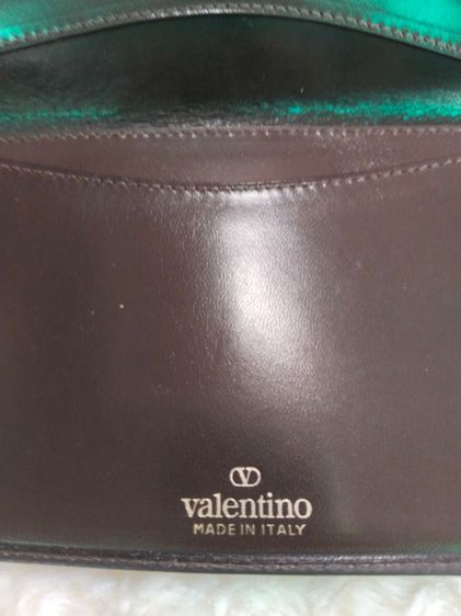 กระเป๋าสตางค์หนังแท้สีน้ำตาล valentino garavani รูปที่ 3