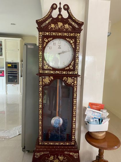 European style living room solid wood classical standing clock Polaris standing clock