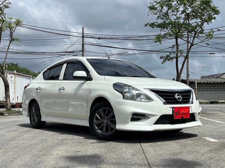 Nissan Almera 2018 1.2 E Sportech Sedan เบนซิน ไม่ติดแก๊ส เกียร์อัตโนมัติ ขาว รูปที่ 3