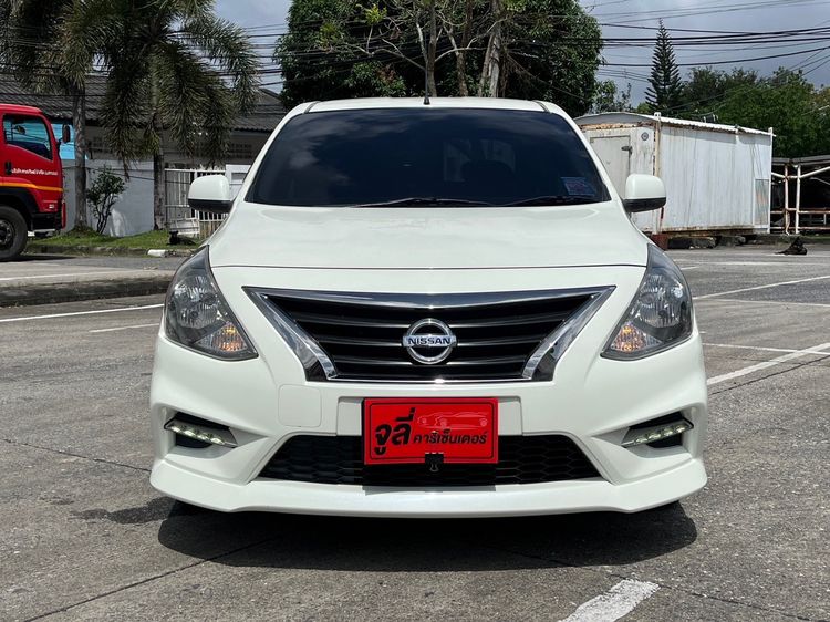 Nissan Almera 2018 1.2 E Sportech Sedan เบนซิน ไม่ติดแก๊ส เกียร์อัตโนมัติ ขาว รูปที่ 4